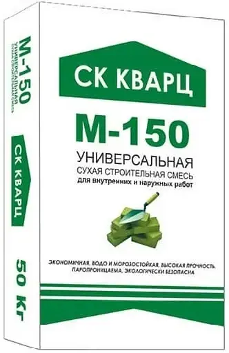СК Кварц М-150 сухая строительная смесь универсальная (50 кг)