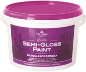 Олимп Delta Semi-Gloss Paint интерьерная моющаяся акриловая краска (900 мл) бесцветная