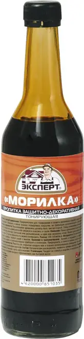 Эксперт Морилка пропитка для защиты и тонирования древесины (500 мл) мокко