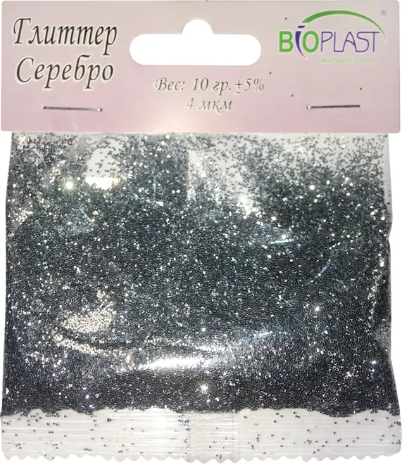 Bioplast Блеск блестки-глиттер декоративные (10 г) золото