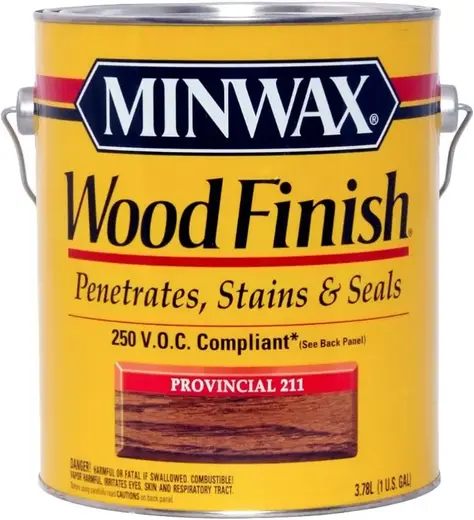 Minwax Wood Finish декоративная защитная пропитка-морилка для дерева (3.785 л) №211