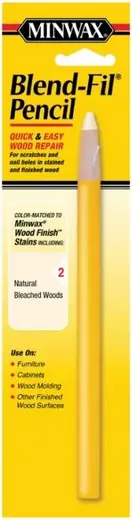 Minwax Blend-Fil Pencil карандаш для легкой подкраски и ремонта царапин и отверстий (36 г блистер) №2