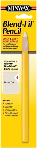 Minwax Blend-Fil Pencil карандаш для легкой подкраски и ремонта царапин и отверстий (36 г блистер) №4