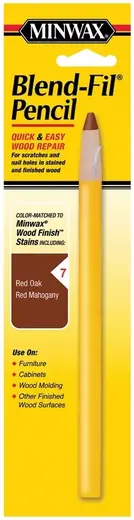Minwax Blend-Fil Pencil карандаш для легкой подкраски и ремонта царапин и отверстий (36 г блистер) №7