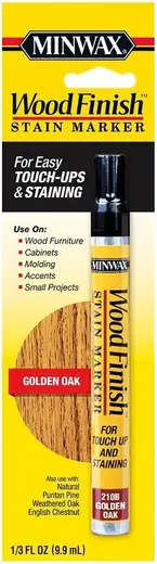 Minwax Wood Finish Stain Marker маркер с тонирующей масляной морилкой для дерева (9.9 мл) золотой дуб