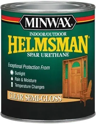 Minwax Helmsman Indoor/Outdoor Spar Urethane уретановый лак (473 мл) полуглянцевый