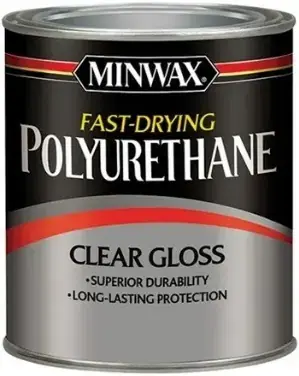 Minwax Fast-Drying Polyurethane полиуретановый лак (237 мл) глянцевый