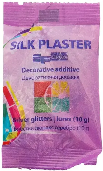 Silk Plaster Lurex декоративная добавка блестки люрекс (10 г) серебро