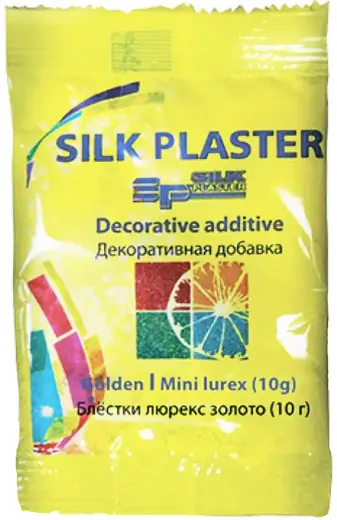 Silk Plaster Mini Lurex декоративная добавка блестки люрекс (10 г) золото