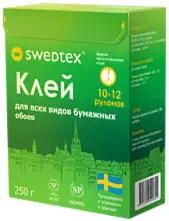 Swedtex Лайт клей для всех видов бумажных обоев (250 г)