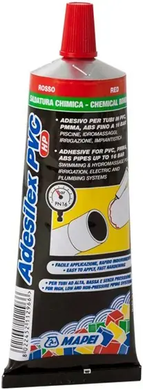Mapei Adesilex PVC HP клей для склеивания пластиковых труб (125 г)