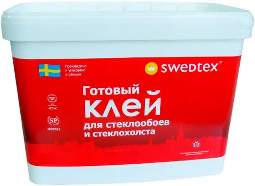 Swedtex готовый клей для стеклообоев и стеклохолста (5 кг)