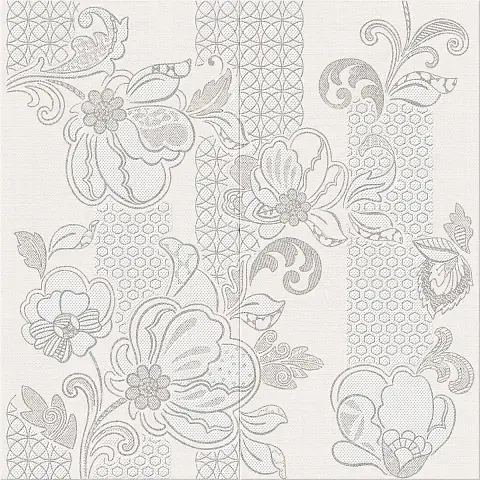 Азори Illusio коллекция Illusio Bianco Geometry бордюр