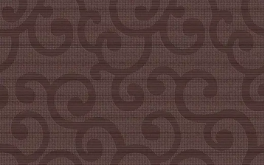 Нефрит-Керамика Эрмида коллекция Эрмида 04-01-1-09-03-15-1020-2 вставка (250*400 мм/8 мм) коричневая глянцевая под текстиль/узор