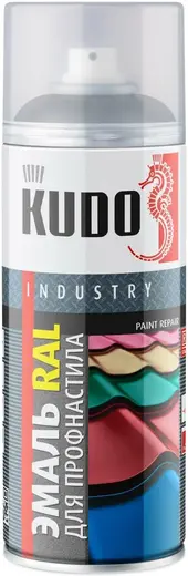 Kudo Industry Paint Repair эмаль RAL для профнастила и металлочерепицы (520 мл) серый графит