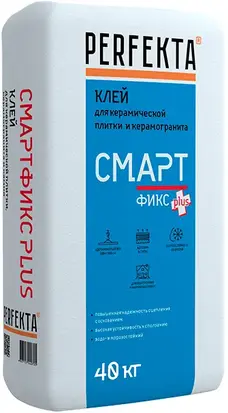 Perfekta Смартфикс Plus клей плиточный улучшенный (40 кг)