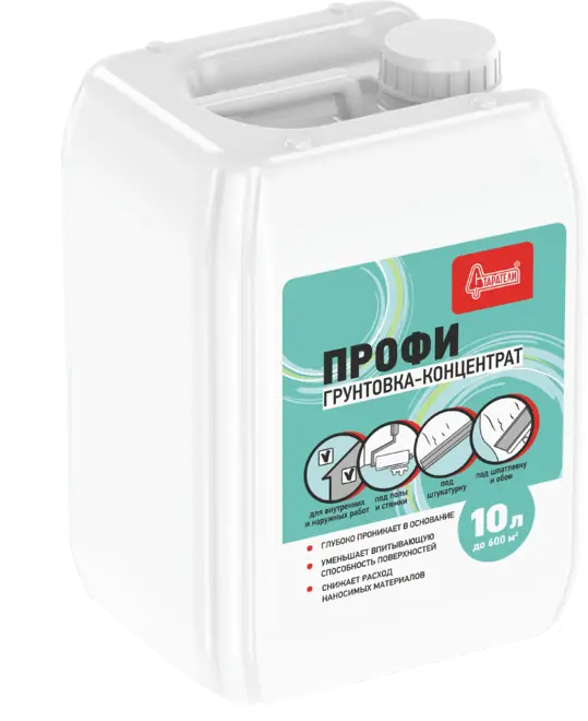 Старатели Профи грунтовка-концентрат (10 л) прозрачная