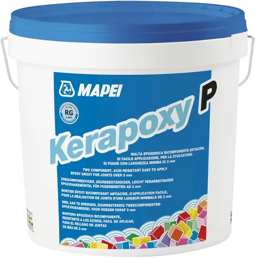 Mapei Kerapoxy P 2-комп эпоксидный заполнитель для швов (10 кг) №113 темно-серый