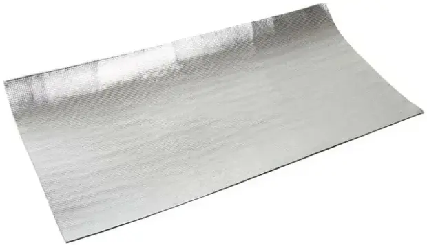 Изолон Isolontape 500 физически сшитый пенополиэтилен (лист) №4008 (1*1.2 м/8 мм) клейкое с пленкой VP 25 кг/м3 белый 1 лист