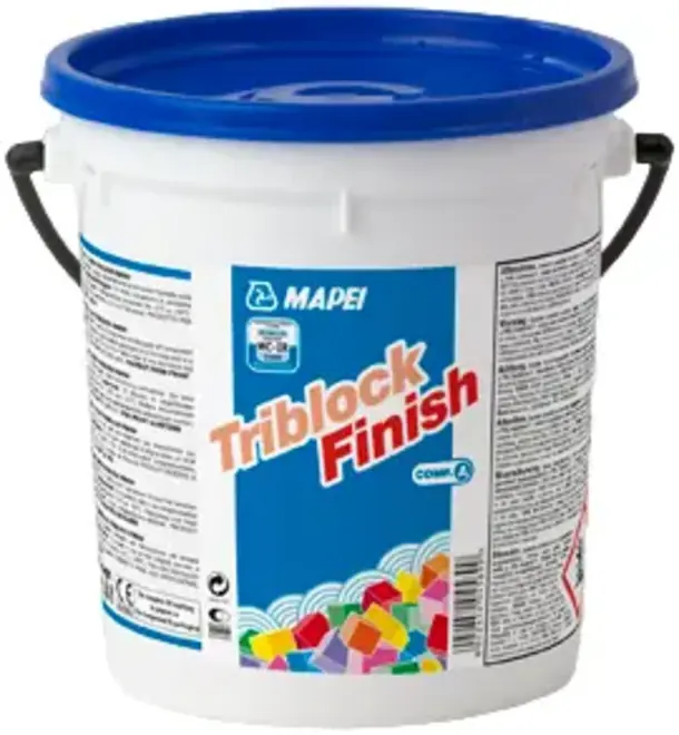 Mapei Triblock Finish трехкомпонентный эпоксидно-цементный тиксотропный состав (1.5 кг)