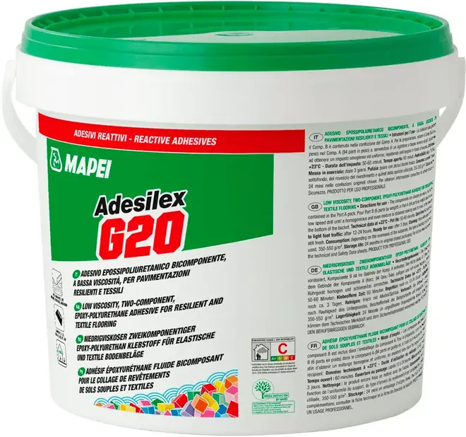 Mapei Adesilex G20 2-комп полиуретановый клей (10 кг) Beige