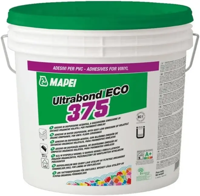 Mapei Ultrabond Eco 375 клей для напольных покрытий из ПВХ (14 кг)
