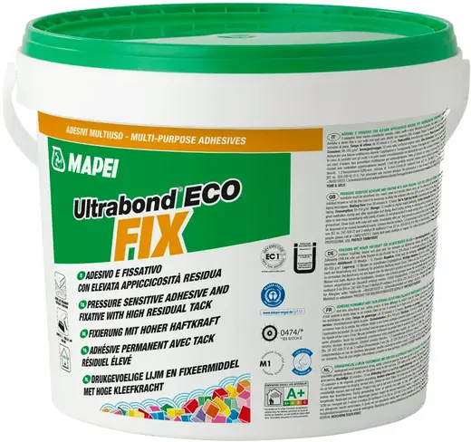 Mapei Ultrabond Eco Fix вододисперсионный клей-фиксатор для напольных покрытий (10 кг)
