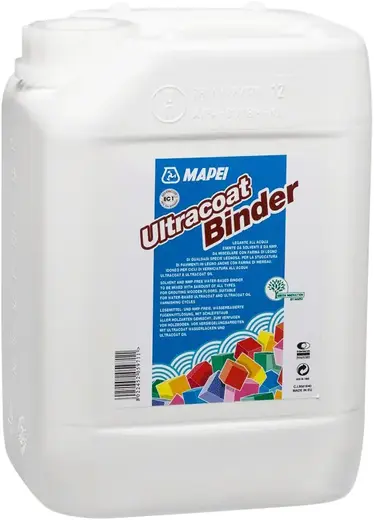 Mapei Ultracoat Binder вяжущее на водной основе для шпатлевания щелей и царапин (5 л) бесцветное