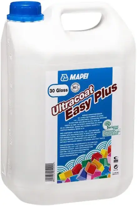 Mapei Ultracoat Easy Plus полиуретановый лак для деревянных полов (5 л) блеск 10 единиц