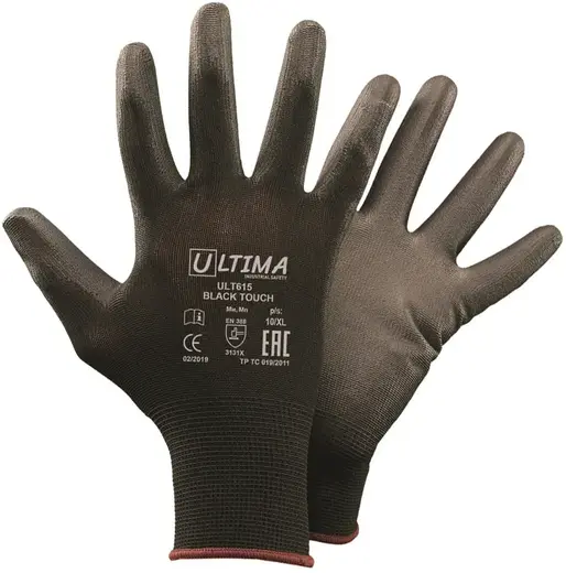 Ultima 615 Black Touch перчатки трикотажные (10/XL)
