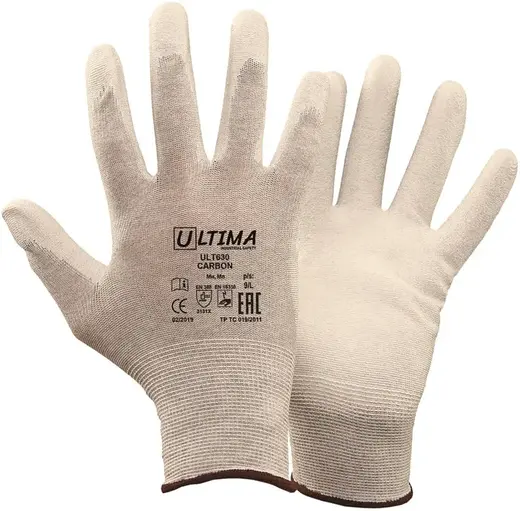 Ultima 630 Carbon перчатки эластичные (9/L)