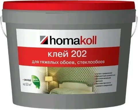 Homa Homakoll 202 клей для тяжелых обоев, стеклообоев (10 кг)