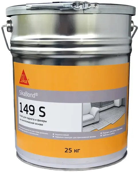 Sika Sikabond-149 S жесткий паркетный клей (25 кг)