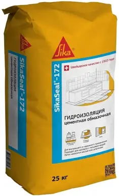 Sika Sikaseal-172 гидроизоляция цементная обмазочная (25 кг)