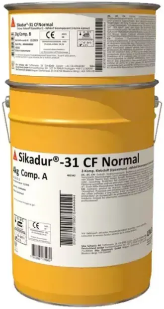 Sika Sikadur-31 CF Normal 2-комп тиксотропный эпоксидный клей (6 кг (4 кг + 2 кг)