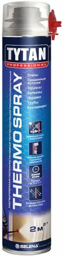 Титан Professional Thermospray напыляемая полиуретановая теплоизоляция профессиональная (870 мл)