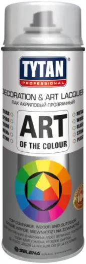 Титан Professional Art of the Colour аэрозольный лак (400 мл) глянцевый