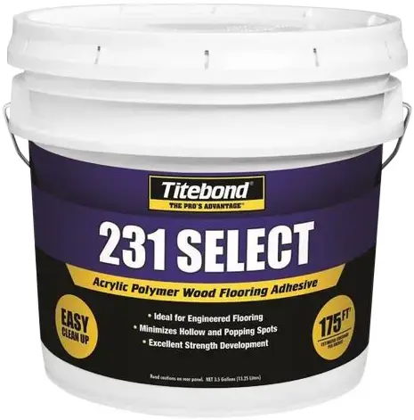 Titebond 231 Select клей полимерный акриловый для деревянного пола (20 кг)