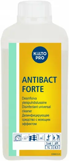 Kiilto Pro Antibact Forte дезинфицирующее средство с моющим эффектом (1 л)