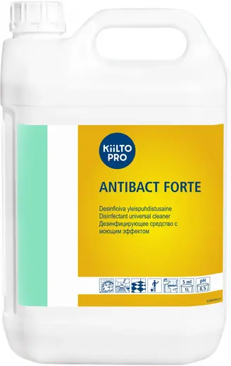 Kiilto Pro Antibact Forte дезинфицирующее средство с моющим эффектом (5 л)