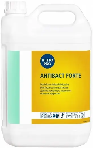 Kiilto Pro Antibact Forte дезинфицирующее средство с моющим эффектом (5 л)