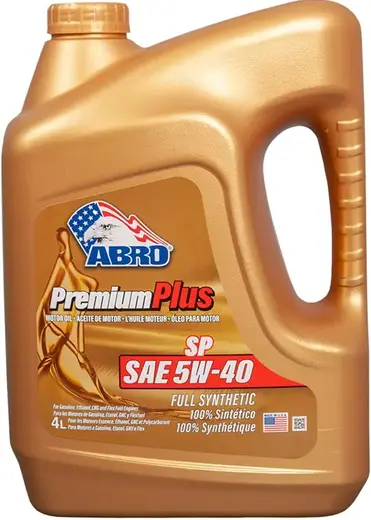 Abro Premium Plus SP SAE 5W-40 масло моторное синтетическое (4 л)