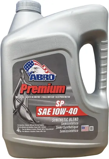 Abro Premium SAE 10W-40 масло моторное полусинтетическое (4 л)