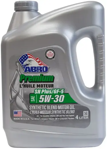 Abro Premium Synthetic Blend SAE 5W-30 масло моторное полусинтетическое (4 л)