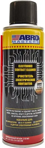 Abro Masters Electronic Contact Cleaner очиститель электрических контактов (210 мл)