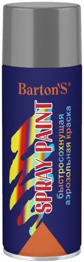 Bartons Spray Paint быстросохнущая аэрозольная краска (520 мл) серая RAL7046