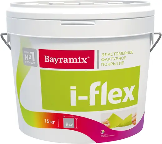Bayramix I-Flex эластомерная декоративная штукатурка (14 кг)