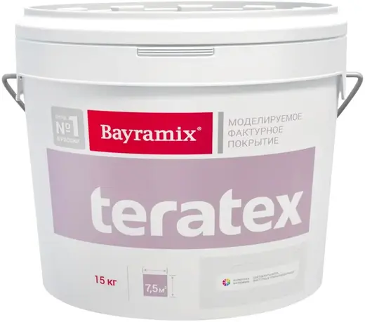 Bayramix Teratex моделируемая декоративная штукатурка (15 кг)