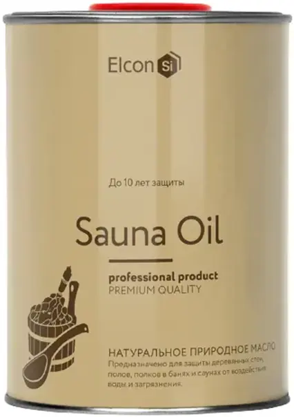 Elcon Sauna Oil натуральное природное масло (1 л) бесцветное
