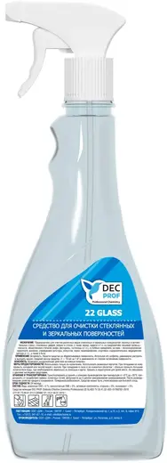 DEC Prof 22 Glass средство для очистки стеклянных и зеркальных поверхностей (500 мл)
